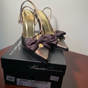 Kenneth Cole Feather Bow